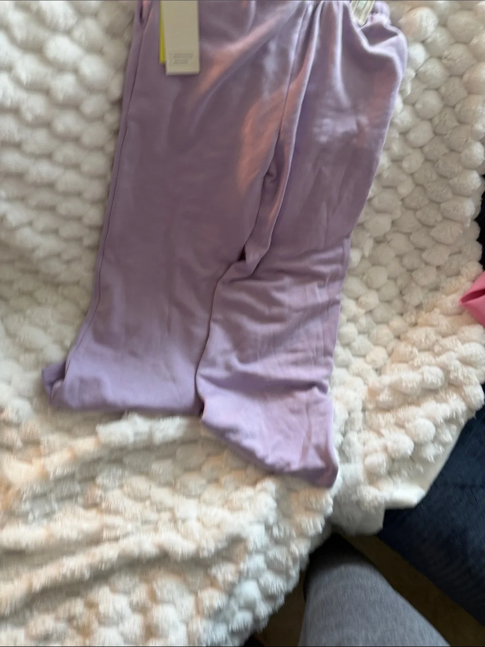 all in motion Lavender Flared Casual Kids Sweatpants